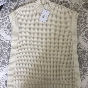NWT Ted Baker Cream Knit Top